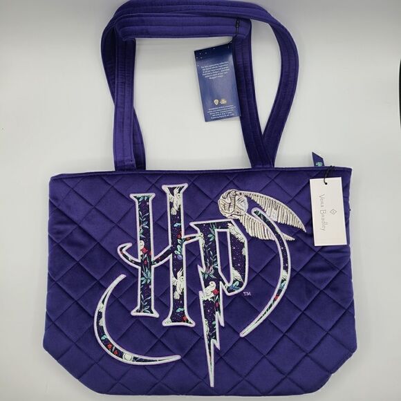 Vera Bradley Harry Potter Forbidden Forest Vera Tote with Pouch - Picture 8 of 12
